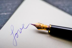 一目惚れ　手紙　例文集　画像